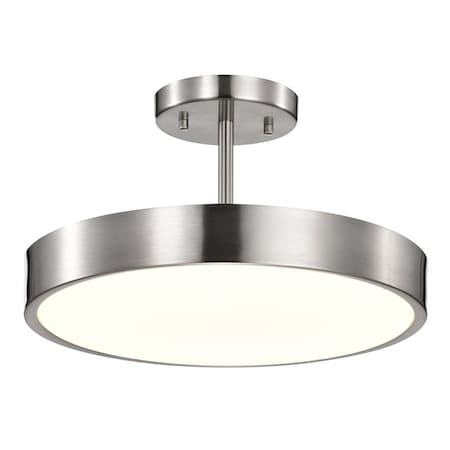 Sunpark 14 in. LED Ceiling Pendant Light 3000K, Satin Nickel Finish DC336D-PD-3000K-62